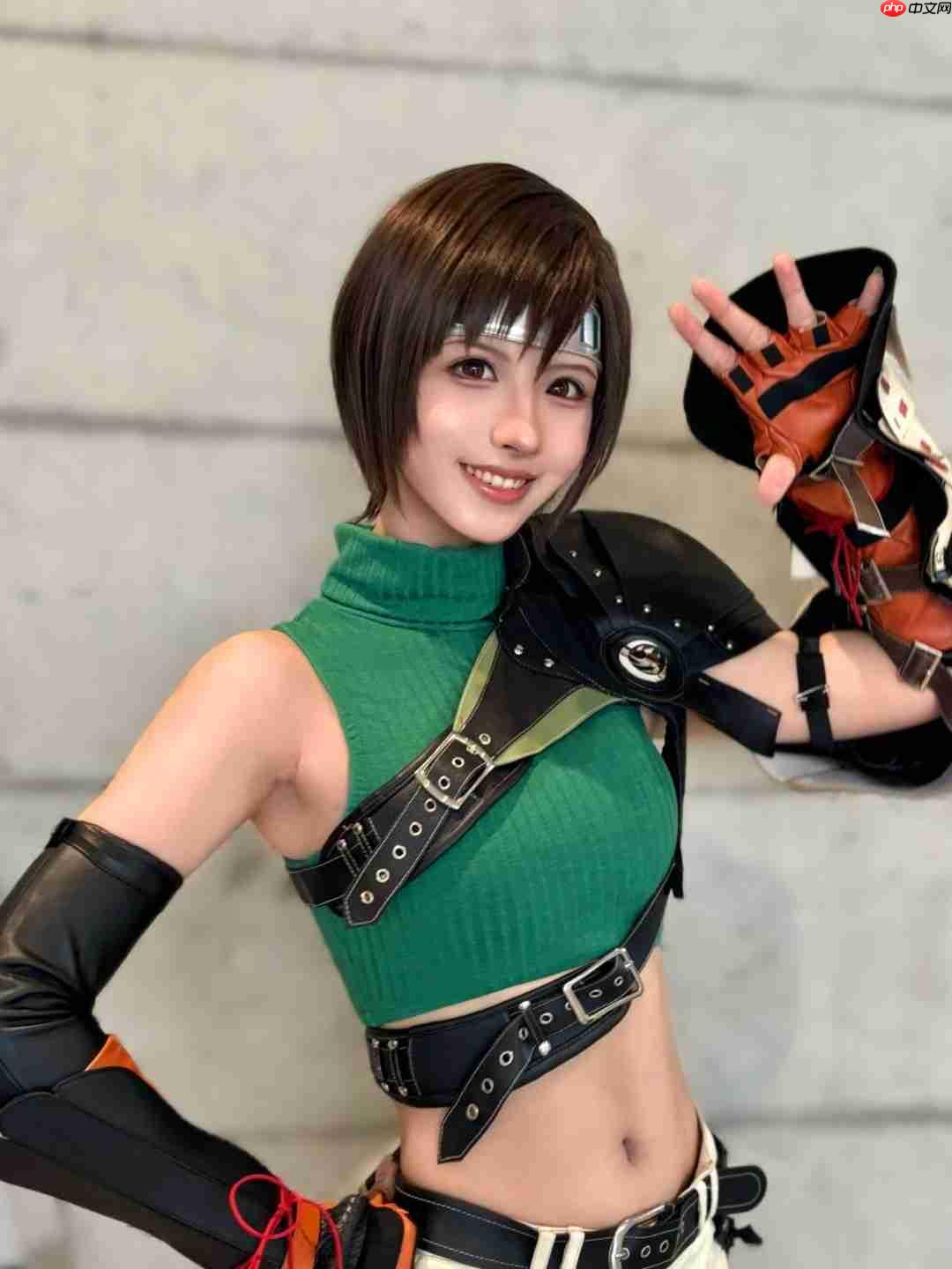 就是本人!日本美女COS《最终幻想7》尤菲超还原!