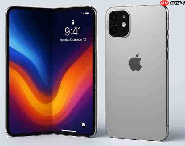 全球首次采铝钛混合机身!苹果iPhone 18 Fold外形尺寸大曝光:如两部iPhone Air并排组合