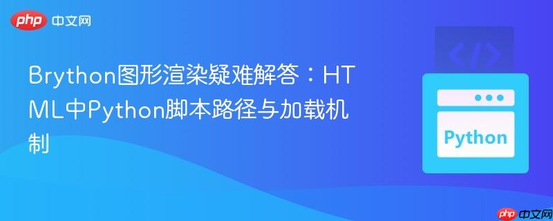 Brython图形渲染疑难解答:HTML中Python脚本路径与加载机制