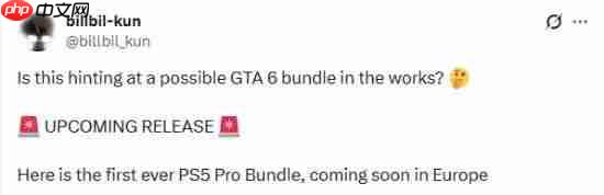 饭制《GTA6》PS5 Pro捆绑套装图:霓虹霞光 热带棕榈