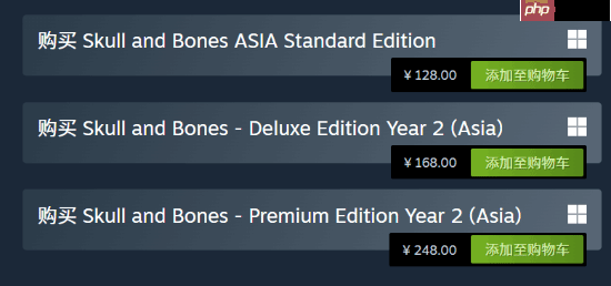 4A大作《碧海黑帆》永降!Steam标准版仅需128元