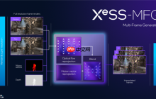 Intel正式公布XeSS MFG多帧生成：帧率暴增4倍！老产品也能用