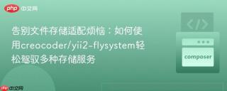 告别文件存储适配烦恼：如何使用creocoder/yii2-flysystem轻松驾驭多种存储服务