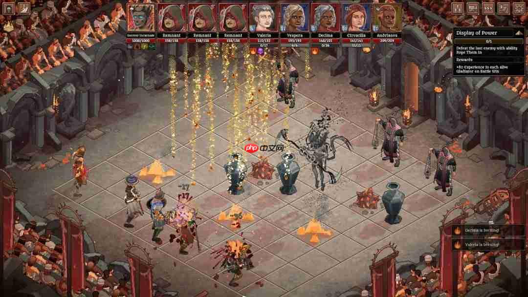 精美像素风回合制策略《角斗士血域》全新试玩Demo上线!新增职业、武器及将于11.5抢先体验