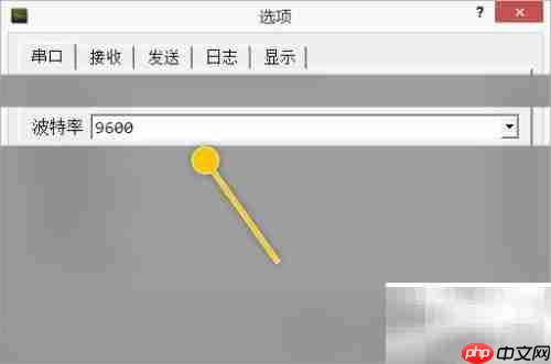如何设置Serial Port波特率为9600