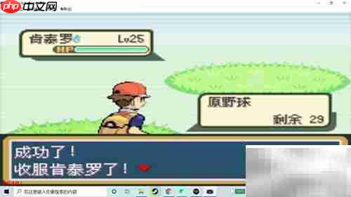 火红版肯泰罗捕捉攻略