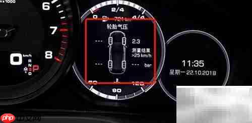 保时捷胎压-0.3如何处理