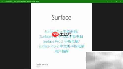 Surface使用指南
