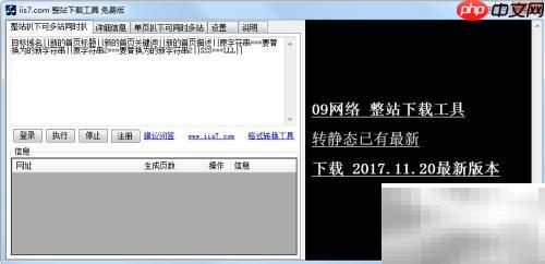 整站下载工具教程