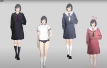 《寂静岭f》女主设计图曝光 穿体操服等很可爱