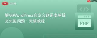 解决WordPress自定义联系表单提交失败问题：完整教程