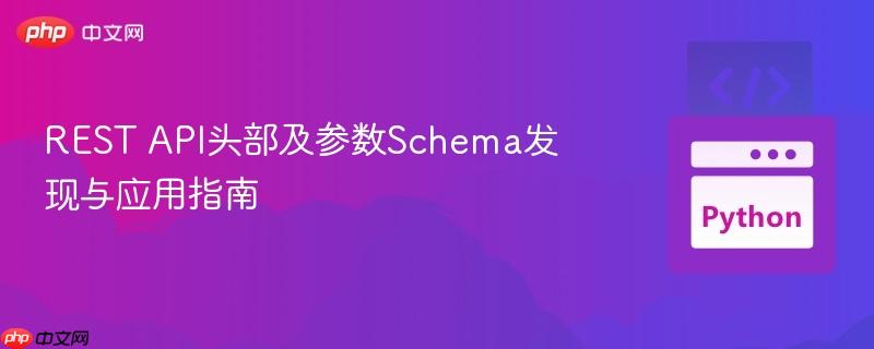 REST API头部及参数Schema发现与应用指南