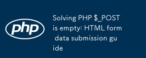 Menyelesaikan PHP $ _POST kosong: Panduan Penyerahan Data HTML
