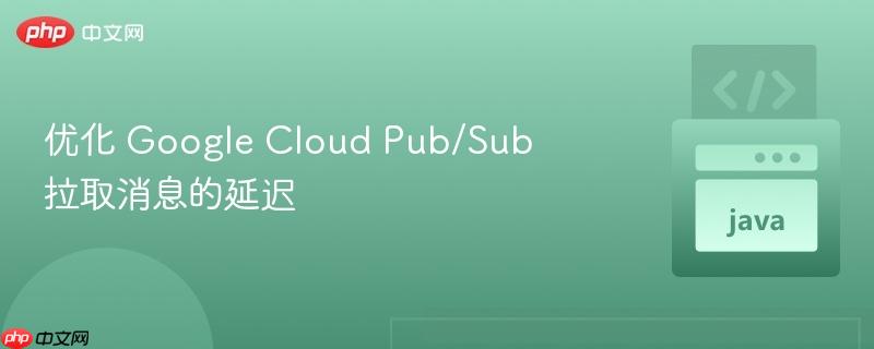 优化 google cloud pub/sub 拉取消息的延迟