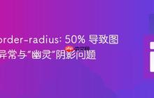 修复 border-radius: 50% 导致图像显示异常与“幽灵”阴影问题