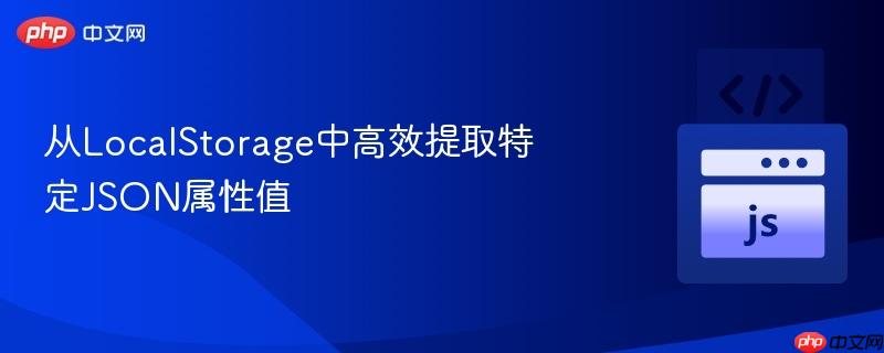 从LocalStorage中高效提取特定JSON属性值