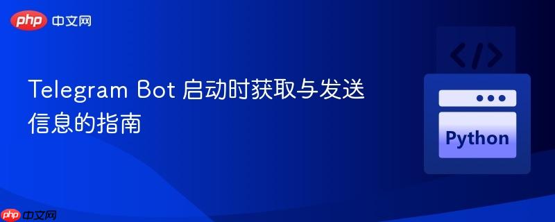 Telegram Bot 启动时获取与发送信息的指南