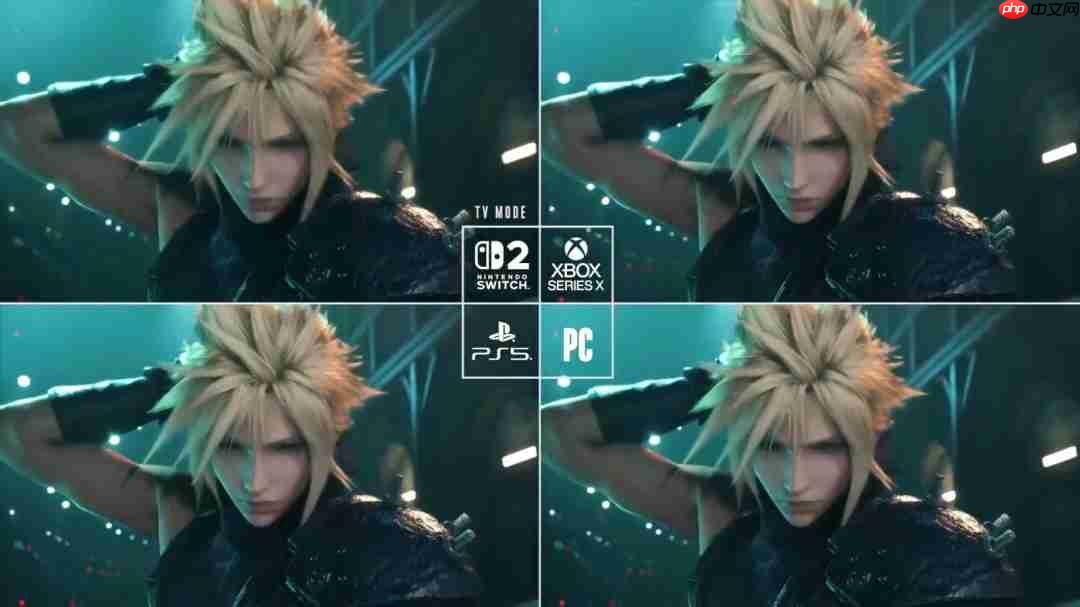 《最终幻想7:重制版》四大平台画面对比 来看看差别