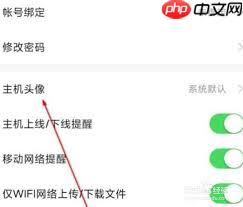向日葵远程控制怎么设置个性头像