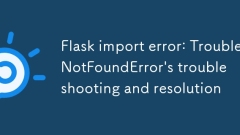 Flask-Importfehler: Fehlerbehebung und Lösung von ModuleNotFoundError