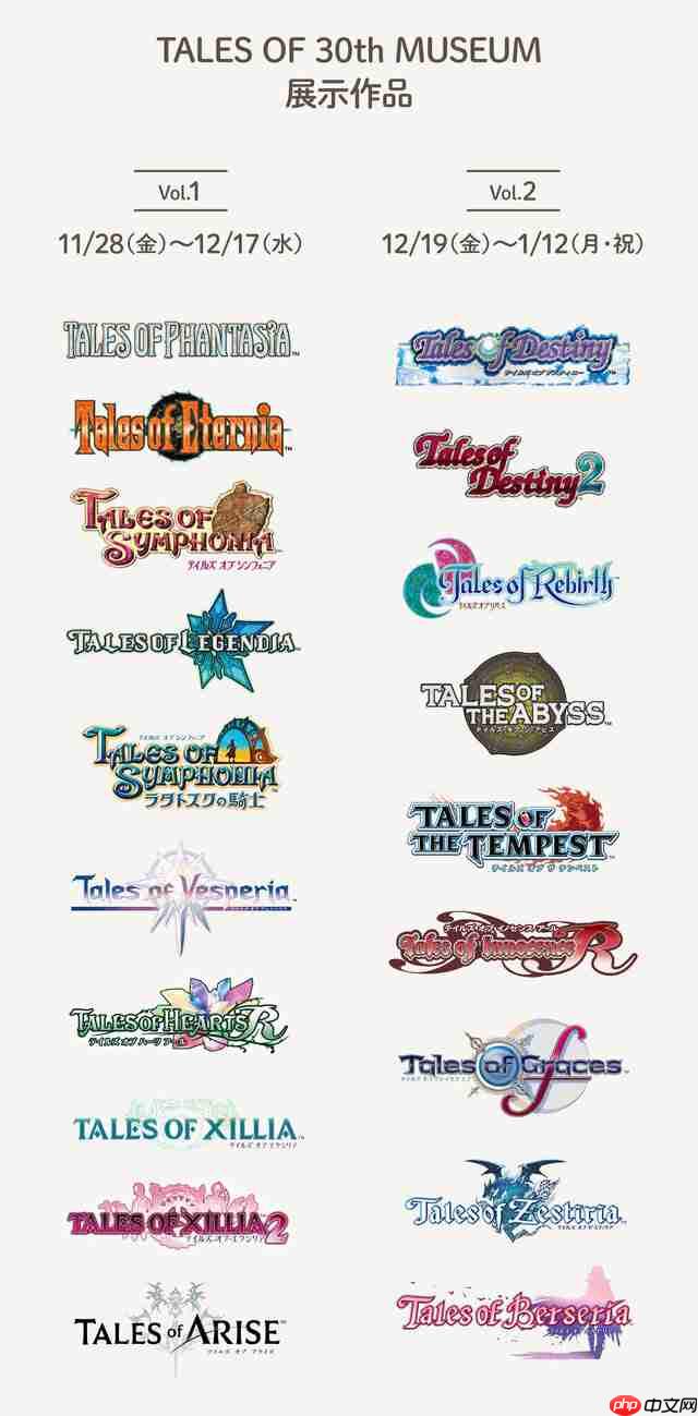 万代南梦宫《传说》系列30周年纪念大会11月开幕 新旧集结