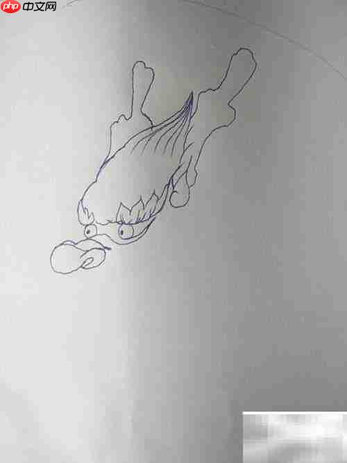 中国龙绘画步骤详解