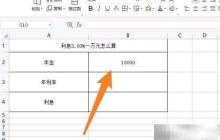 一万元利息3%怎么算