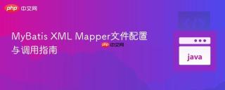 MyBatis XML Mapper文件配置与调用指南