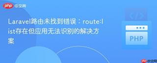 Laravel路由未找到错误:route:list存在但应用无法识别的解决方案