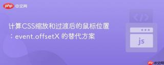 计算CSS缩放和过渡后的鼠标位置：event.offsetX 的替代方案