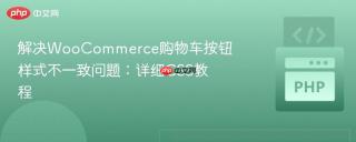 解决WooCommerce购物车按钮样式不一致问题：详细CSS教程