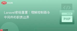 Laravel密码重置：理解控制器与中间件的职责边界