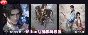 Mifun动漫如何进行投屏