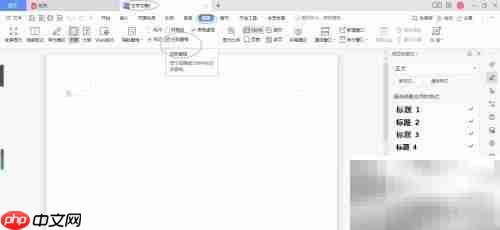 WPS文字2022任务窗格设置