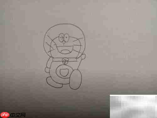 机器猫简笔画轻松学