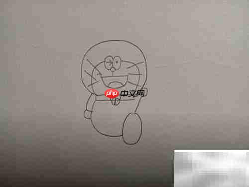 机器猫简笔画轻松学