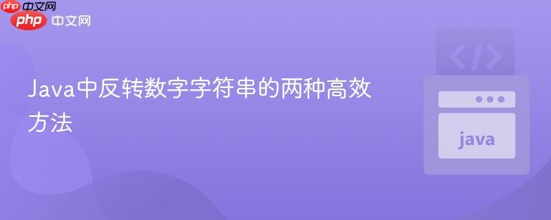 Java中反转数字字符串的两种高效方法
