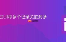 如何通过UI将多个记录关联到多个记录