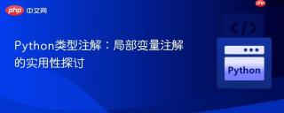 Python类型注解：局部变量注解的实用性探讨