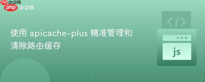 使用 apicache-plus 精准管理和清除路由缓存