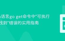 解决Go语言go get命令中“可执行文件未找到”错误的实用指南