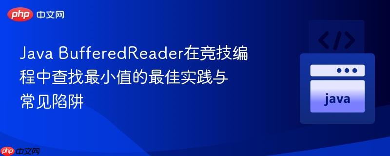 java bufferedreader在竞技编程中查找最小值的最佳实践与常见陷阱