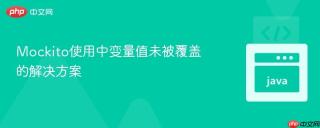 Mockito使用中变量值未被覆盖的解决方案