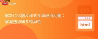 解决CSS图片样式全局应用问题：掌握选择器与特异性