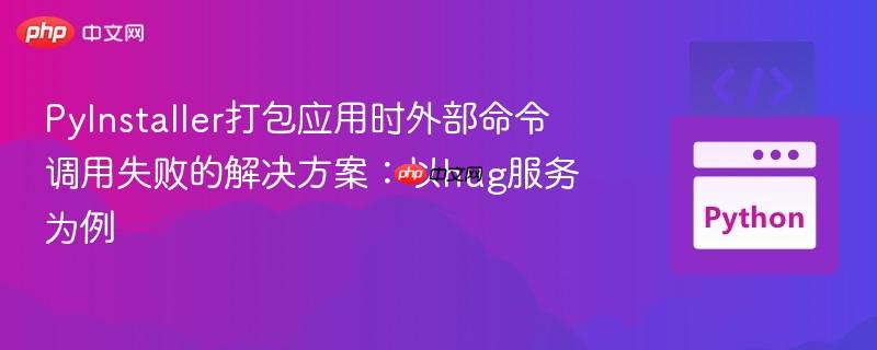 PyInstaller打包應(yīng)用時(shí)外部命令調(diào)用失敗的解決方案：以hug服務(wù)為例