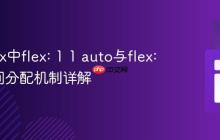 Flexbox中flex: 1 1 auto与flex: 1的空间分配机制详解