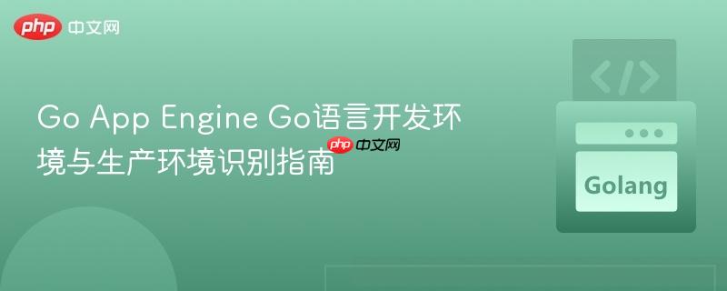 Go App Engine Go语言开发环境与生产环境识别指南