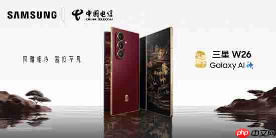 一抹澄霞 万般雅韵 心系天下三星W26全新配色正式亮相