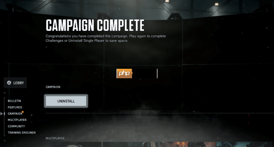 《战地6》战役完成后可单独卸载 以释放更多硬盘空间