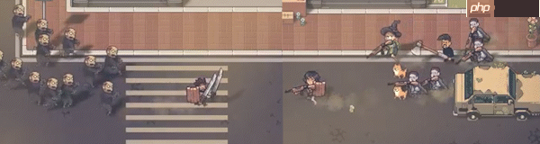 在Steam新品节体验俯视角射击游戏《腐朽默示》,上演一出由你主演的像素风丧尸喜剧!